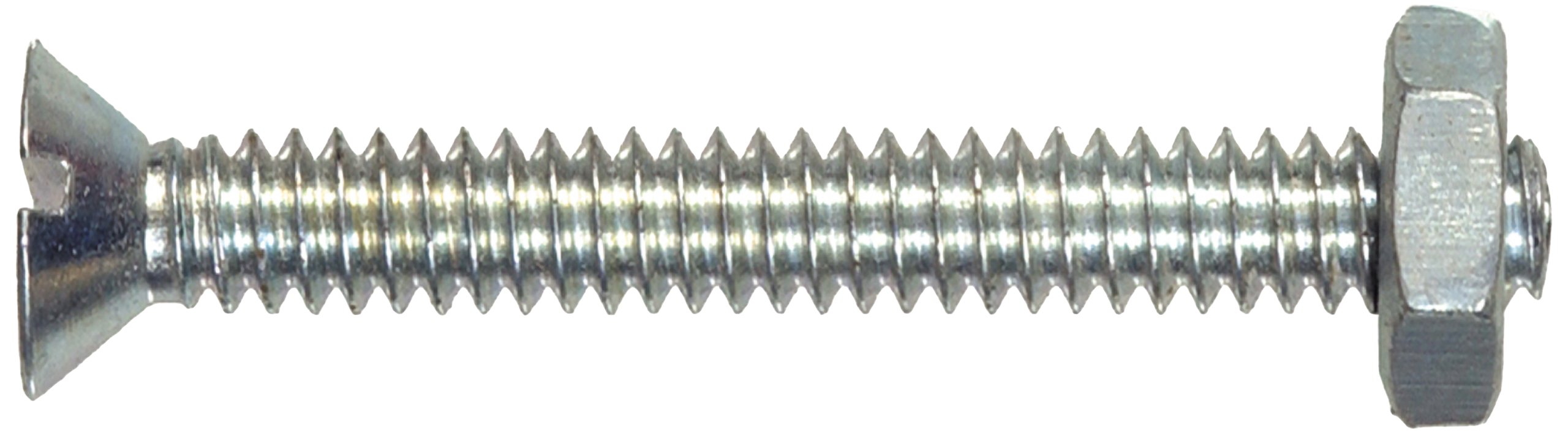 Boulon de poêle 3/8-16 x 3/4 à tête plate fendue The Hillman Group pour finition affleurante nette