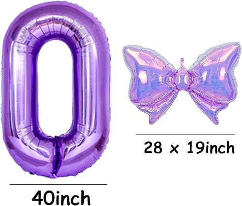 Miniatura 2 de Globos de papel de aluminio con números grandes de feliz cumpleaños, decoraciones de fiesta de cumpleaños para niños y suministros para fiestas de
