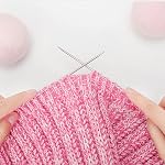 22 PCS Ensemble d'aiguilles de tricot 2mm-8mm Kit d'aiguille droite en acier inoxydable à pointe unique 11 Différentes tailles Pulls aiguilles avec verrouillage des fabricants de mailles grand pour le tissage
