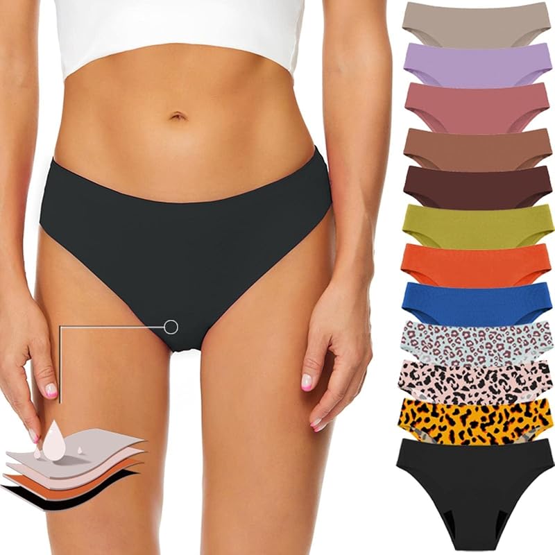 Générique Menstrual Swimsuit Teenage Menstrual Swimsuit Seamless Menstrual Swimsuit - Absorbing Anti Leak Anti Odour - Discreet Menstrual Period Briefs Comfortable for Abundant Flow