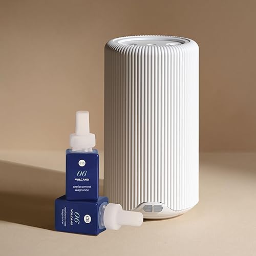 Miniatura 2 de Capri Blue Pura Plus - Kit de difusor de fragancia Smart Home, incluye 1 difusor de Pura de mesa y 2 repuestos de volcán pura, notas de frutas
