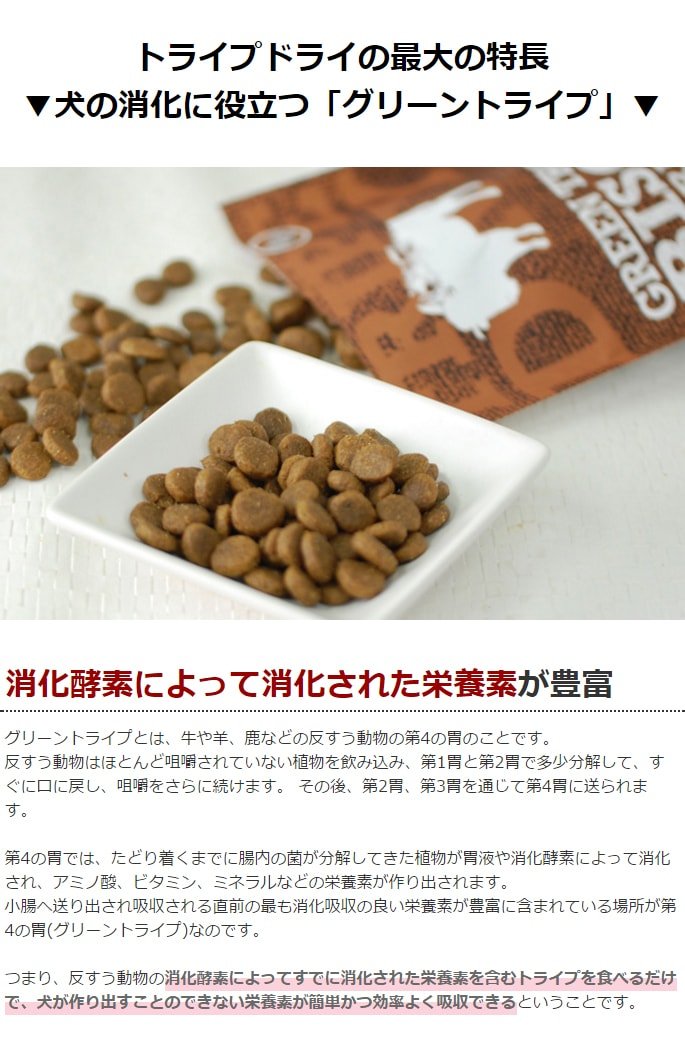 Amazon.com: Petkind Green Tripe & Bison Dry Dog Food 6 Lb : Pet
