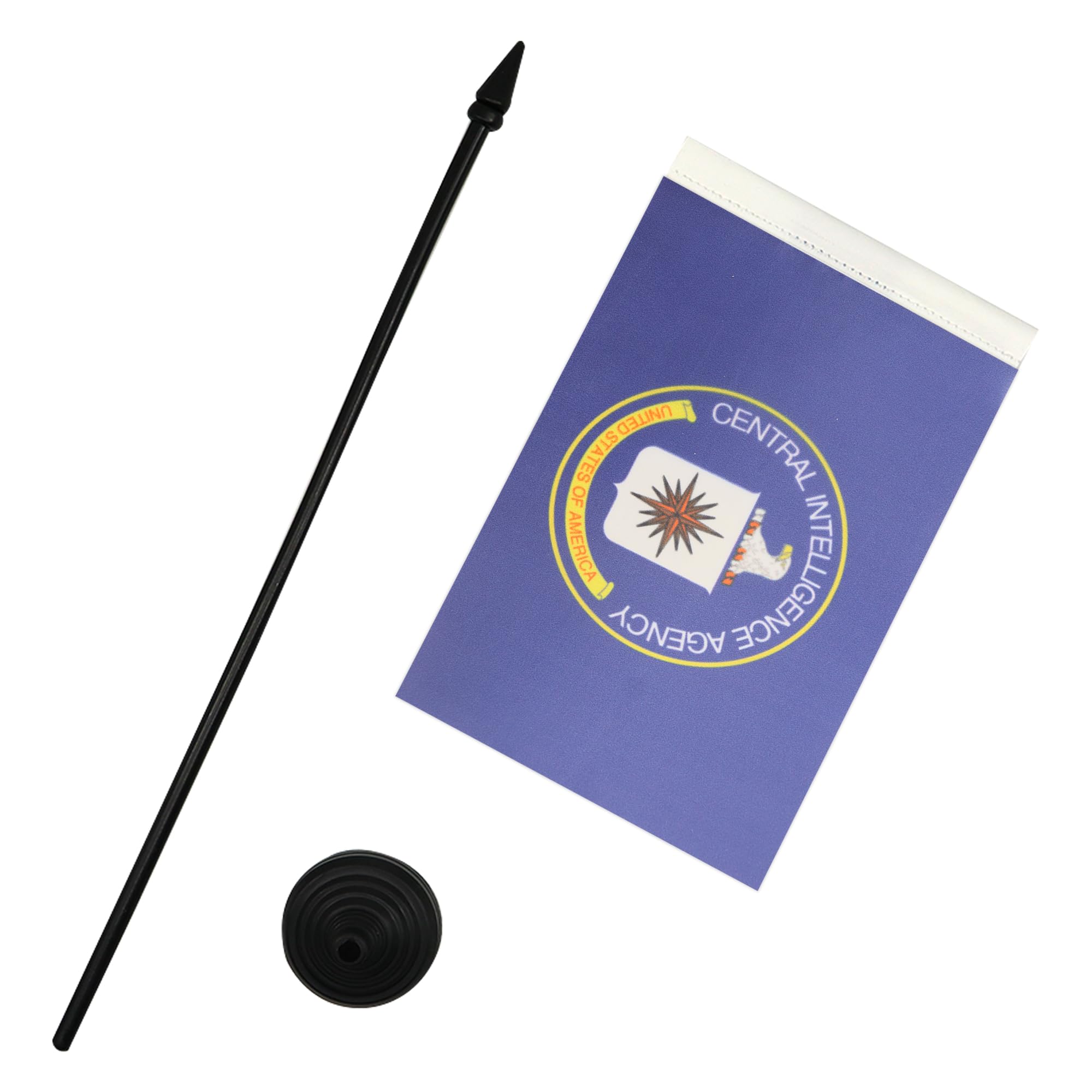 AZ FLAG Bandiera Da Tavolo Central Intelligence Agency Degli Stati Uniti 21x14 cm - Piccola Bandierina Cia Degli Usa