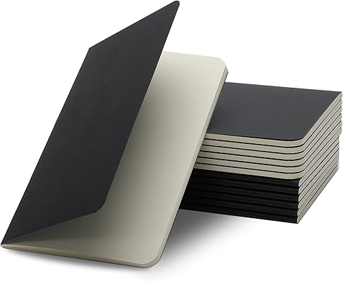 TWONE Cuaderno de bolsillo, paquete de 12 cuadernos pequeños de tapa fina para tomar notas, papel normal, 30 hojas, 3-12 x 5-12 pulgadas, cubierta