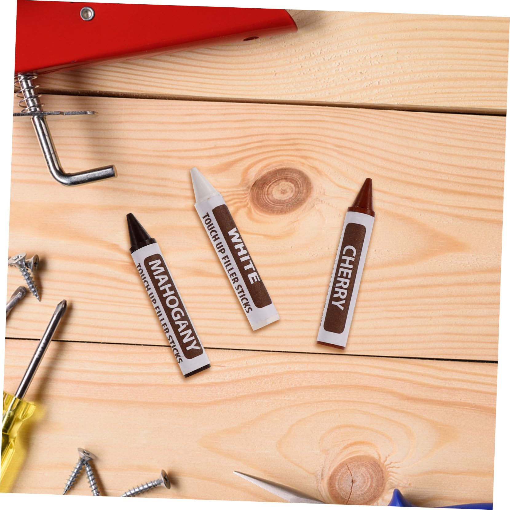 UKCOCO 40pezzi Pennarelli per Riparazione Graffi Legno Kit di Restauro per Mobili e Parquet Facili da Usare Copertura Eccellente per Rimuovere Imperfezioni e Graffi