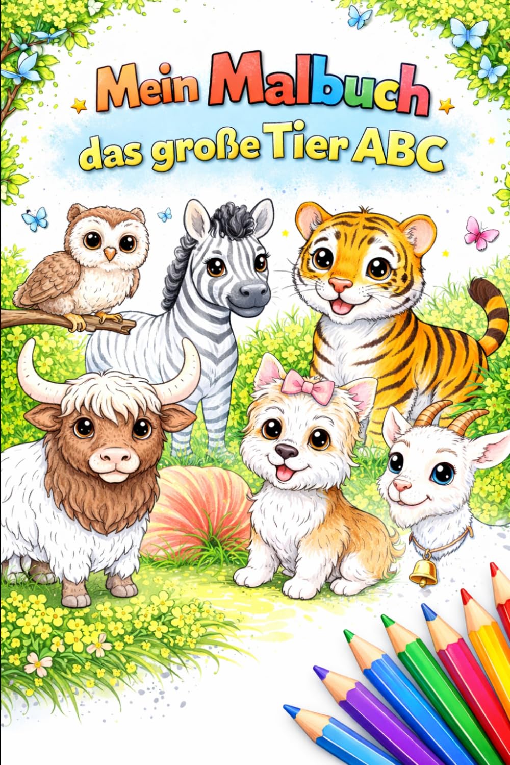 Mein Malbuch - das große Tier ABC