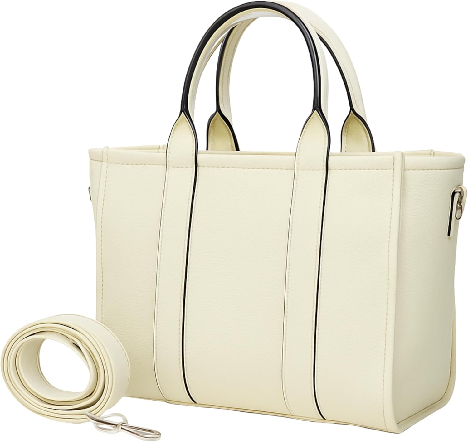 Genuine Leather Satchel Handbag for Women Handmade Shoulder Bag Cowhide Tote Purse - Image 3