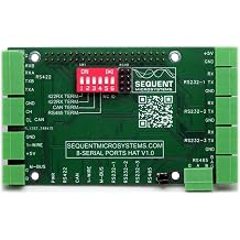 Eight Serial Ports HAT 2-Layer Stackable for Raspberry Pi SM-I-024