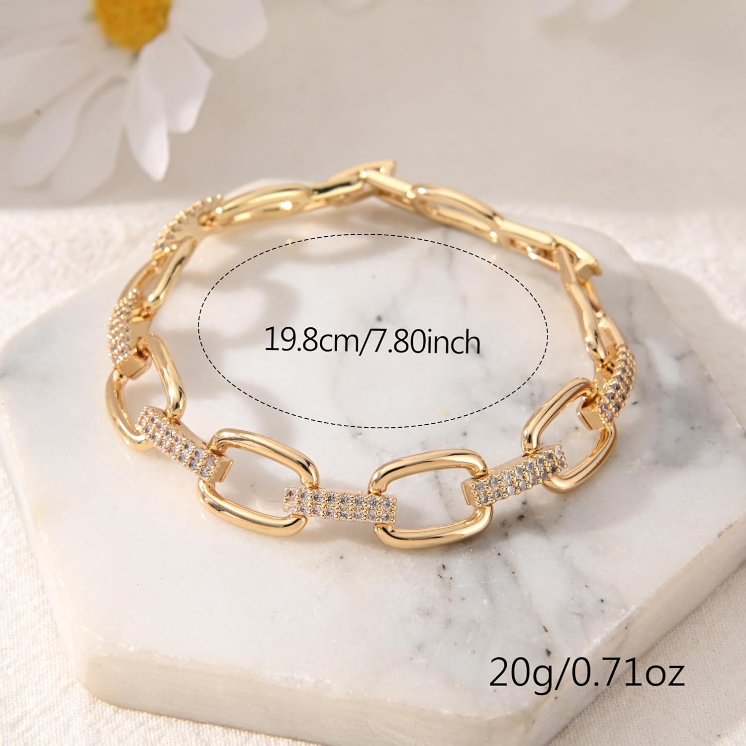 14K Gold and Silver Plated Special Cain Link with Toggle Clasp Closure in Daily or Party for Women Fashion Jewelry Gifts - Image 3