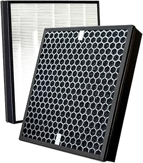 Filtro Purificador De Aire HEPA + Filtro Multifuncional Compuesto De Carbón Activado 259 X 259 X 30 Mm, Compatible Con DeLonghi, AC150