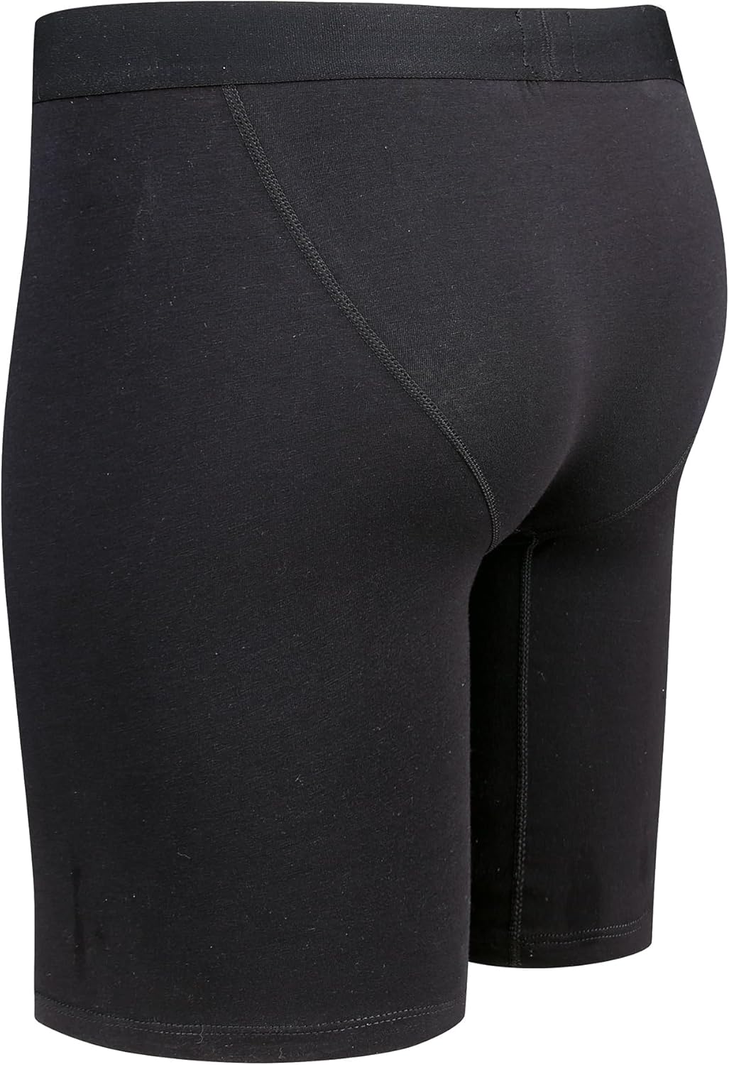 Men's Cotton Stretch Boxer Briefs Long Leg Underwear