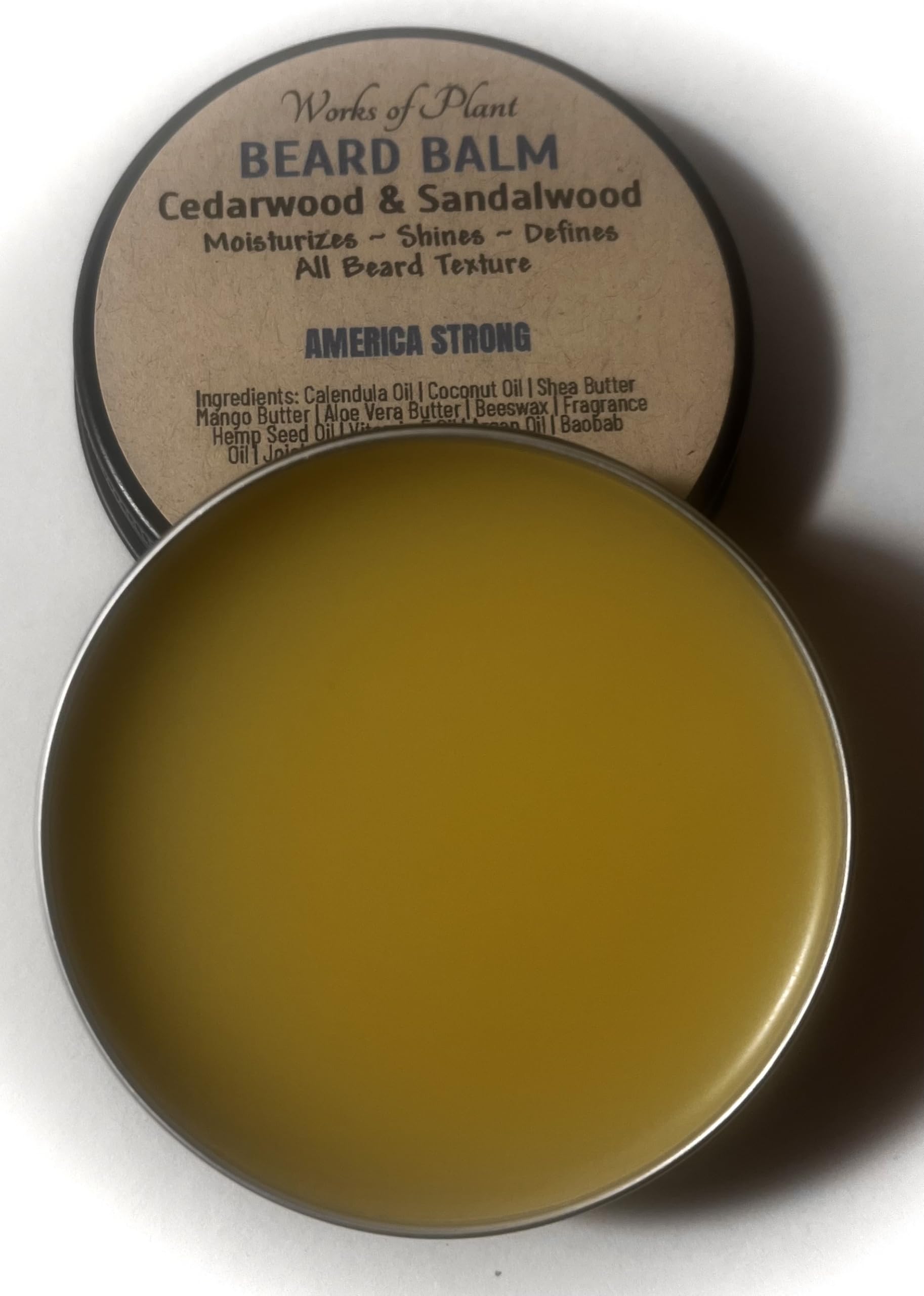 Cedarwood & Sandalwood Beard Balm 2 oz