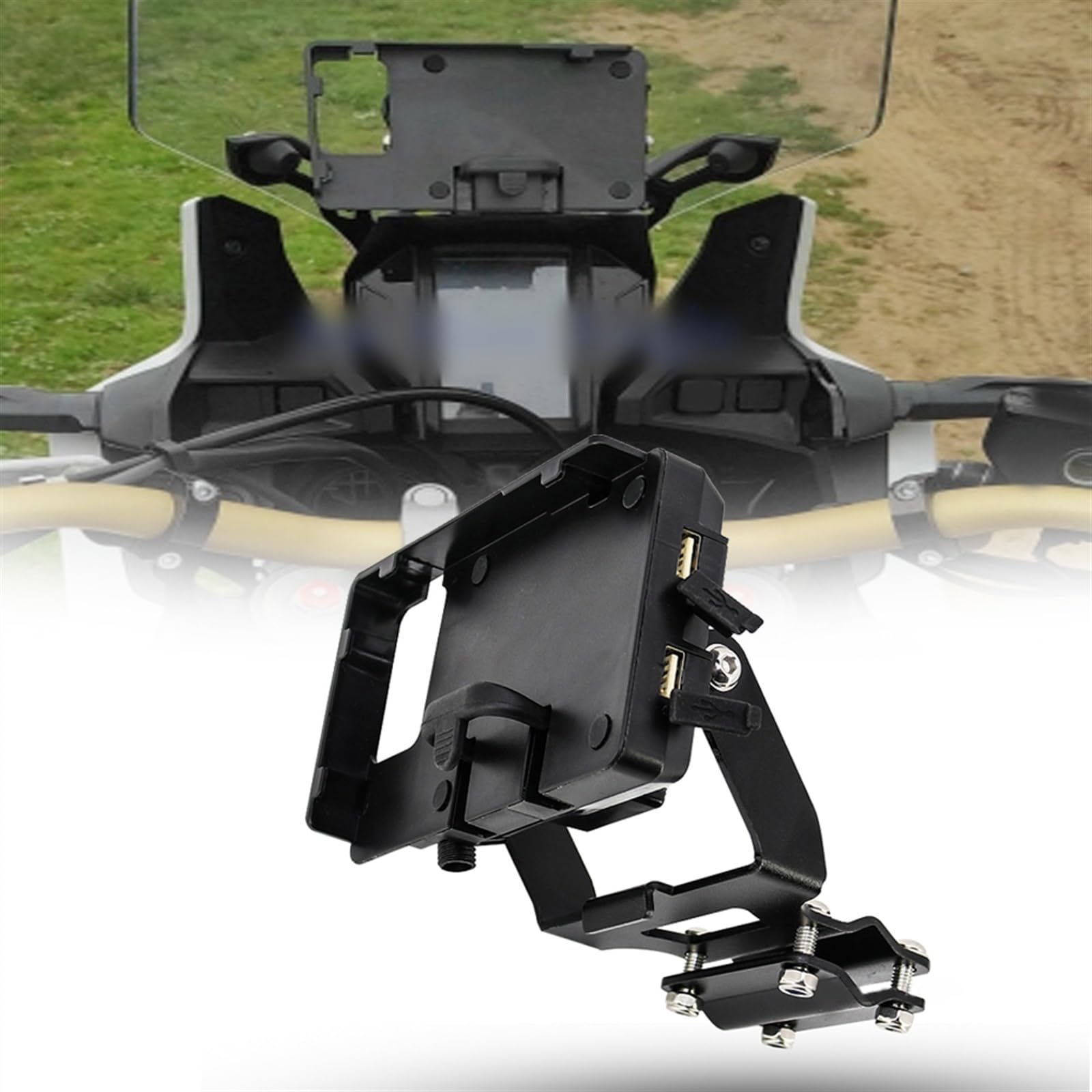 Support GPS Africa Twin CRF1000L 2018-2019 de navigation avec double recharge USB