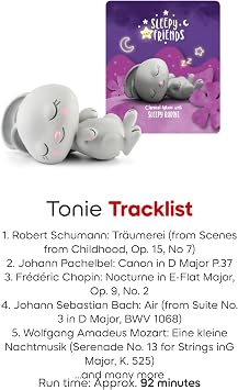 Tonies Sleepy Friends: Classical Music Audio Toy Figurine Featuring Sleepy Rabbit