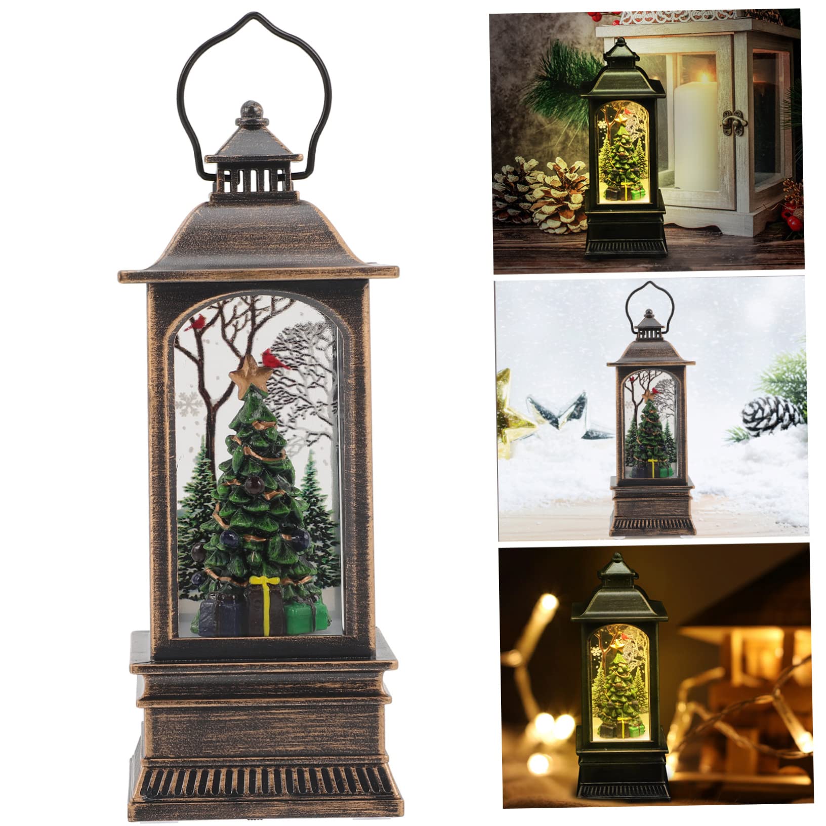 DOITOOL Christmas Lantern Decoration Versatile Xmas Lamp for Home Hotel and Event Decor for Use for Parties Weddings and Festive Celebrations