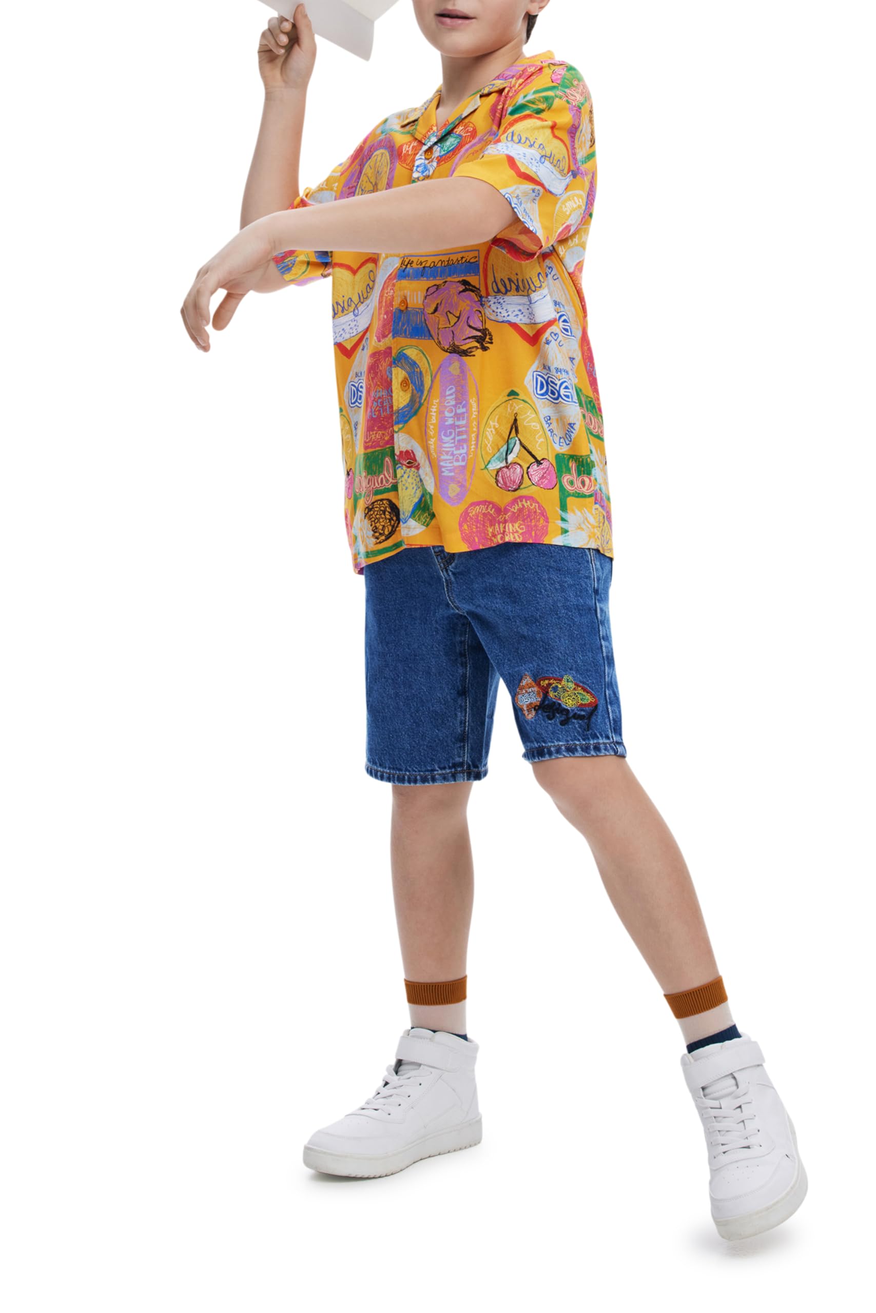 Desigual 25wbcw01 T-Shirt Bambini e Ragazzi