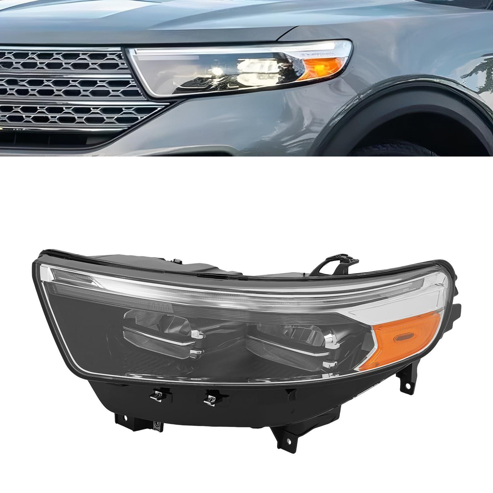 2020夏デフォ 125点 Amazon.com: Headlight Assembly for 2020 2021 2022 2023 2024 Ford