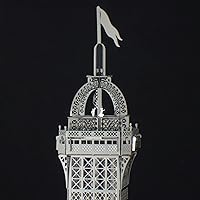 Vista 5 de Torre Eiffel - Modelo a escala de acero inoxidable 11000 de Aerobase - Modelo único de Japón