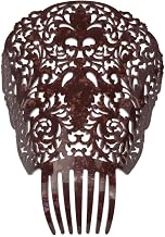 Costumizate! 28cm x 20cm Godmother and Holy Week Hair Comb - Special for Formal Events, Special Ochaiosnes and Traditional Parties (Brown)