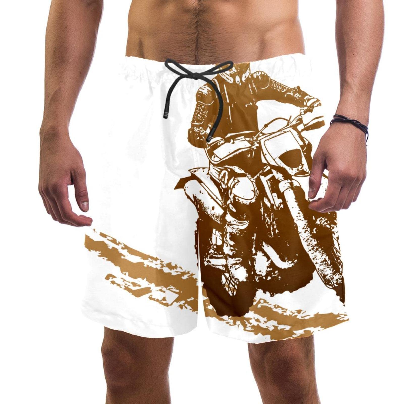 Maillots de bain Yuzheng short de plage moto robuste