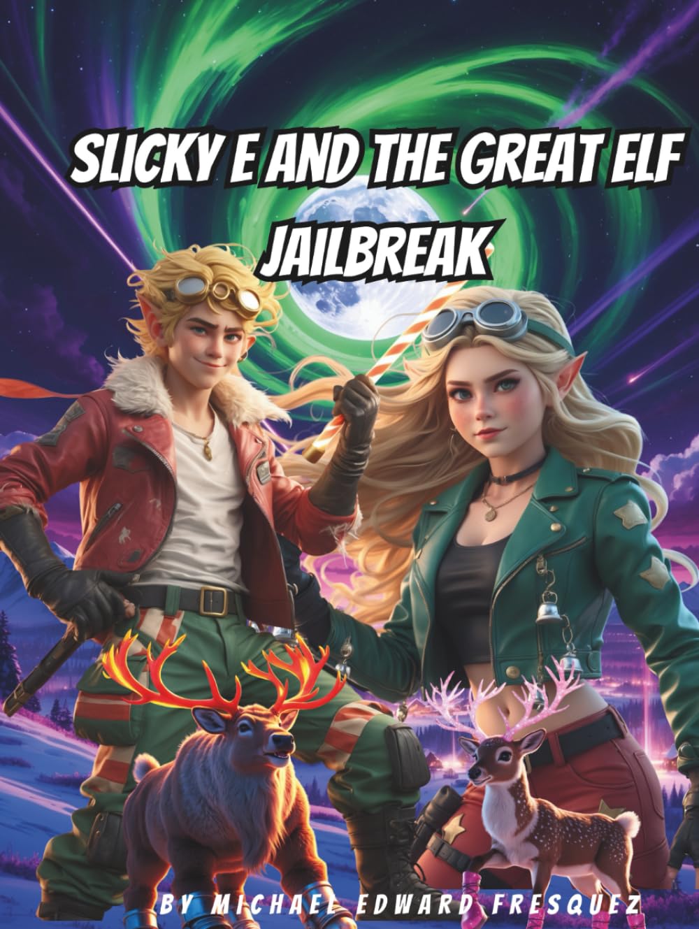 SLICKY E AND THE GREAT ELF JAILBREAK: A North Pole Adventure with Rocket Reindeer and Evil Toys