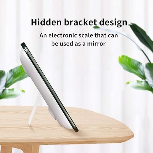 Miniatura 6 de Báscula de viaje para peso corporal, pequeña báscula portátil de peso corporal, báscula digital para espejo de baño, mini báscula electrónica para