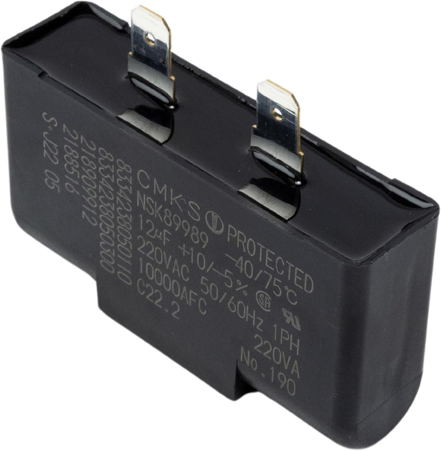 Frigidaire 218909912 Run Capacitor for Refrigerators, Black
