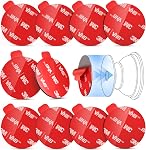 10 Pcs Sticky Pads for Pops Socket Base: 1.38" Round Strong Adhesive Replacement Double Sided Tape for iPhone Popgrips, Cell Phone Grip & Ring Holder, Very High Bond Circle Sticker 35mm