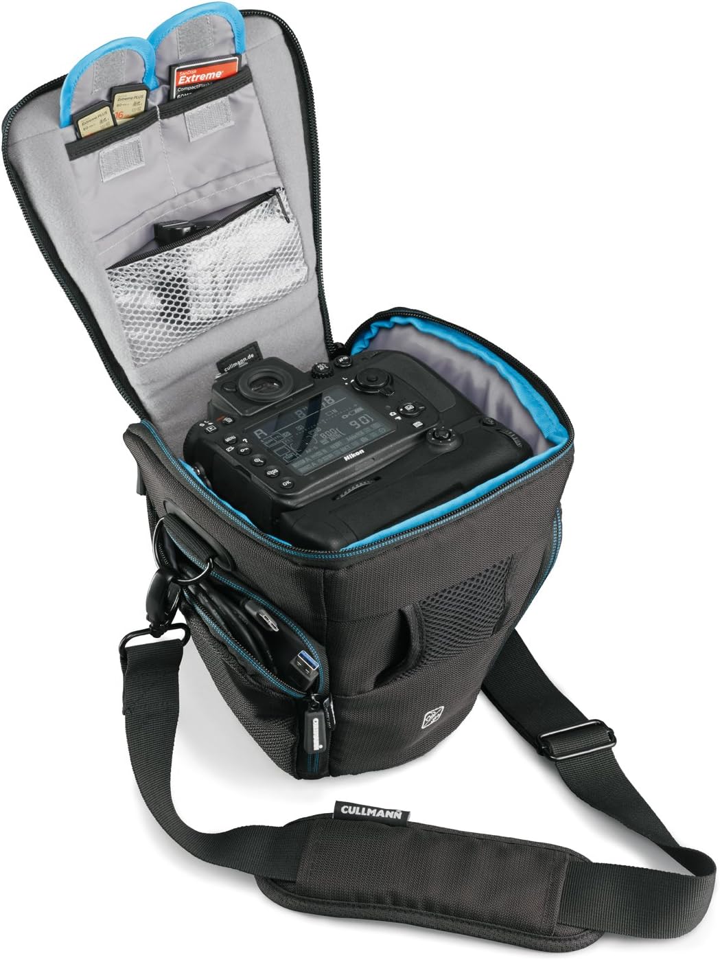 Suреr Chеар 🛒 Cullmann 97345 Sydney Pro Action 450 Toploader Bag with Sun/Rain Cover for DSLR Camera and Lens - Black