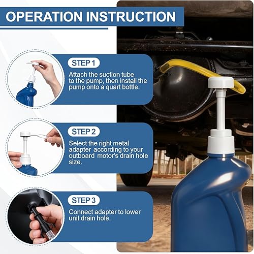 Miniatura 4 de Paquete de 2 bombas de fluido, bomba de fluido para botellas estándar de un cuarto de galón, 10 cc por carrera de bomba, bomba de fluido de