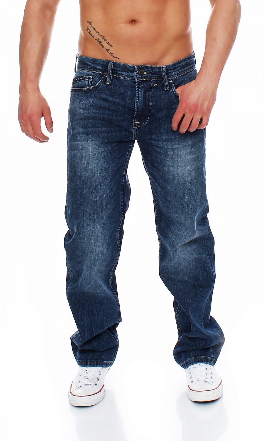 Big Seven Morris Sapphire Blue Comfort Fit Herren Jeans