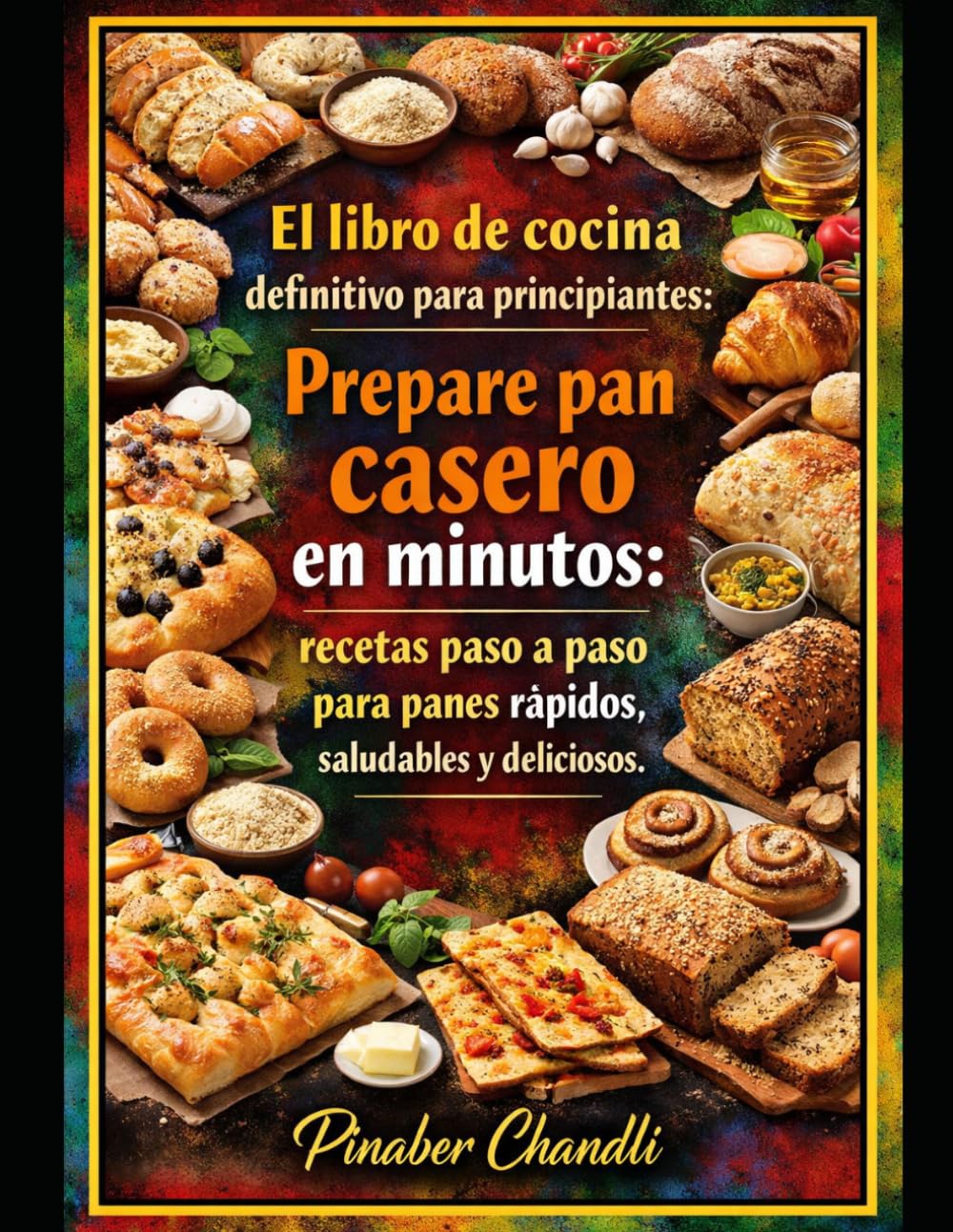 El libro de cocina definitivo para principiantes: Prepare pan casero en minutos: recetas paso a paso para panes rápidos, saludables y deliciosos.