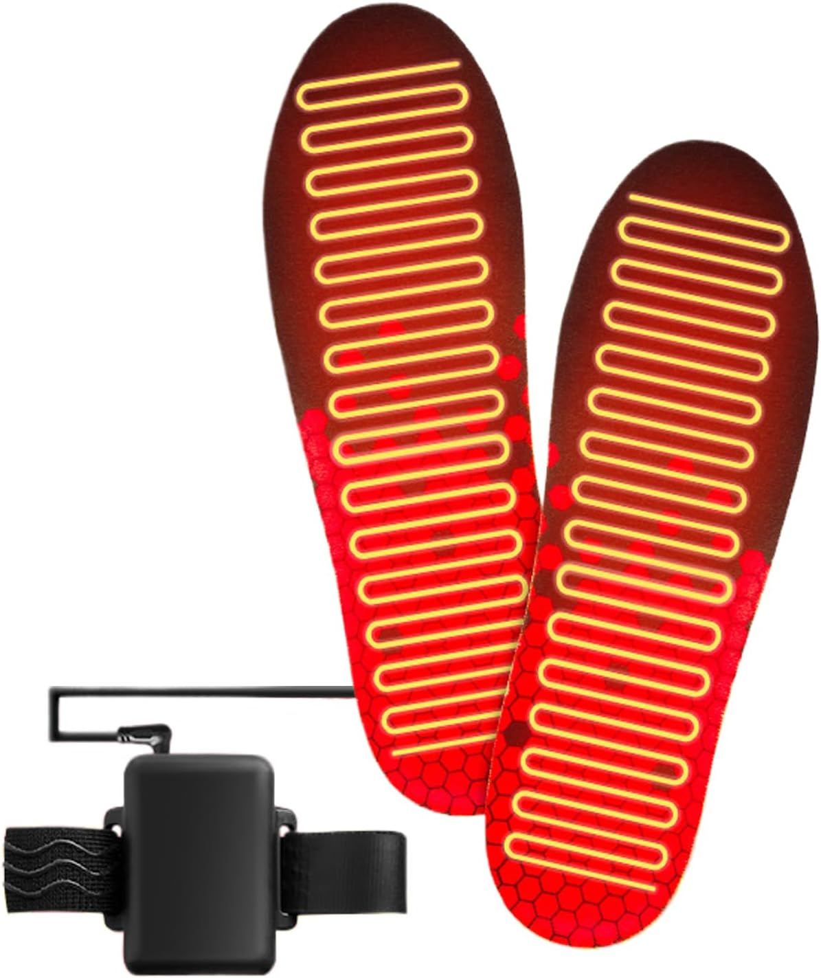 Rechargeable Heated Insoles – 5000mAh Adjustable, Long Time Powered Foot Warmers, Outdoor Winter Gear | Premium Heated Insoles Design Ensuring Comfortable Warmth and Extended Use for Camping Skiing