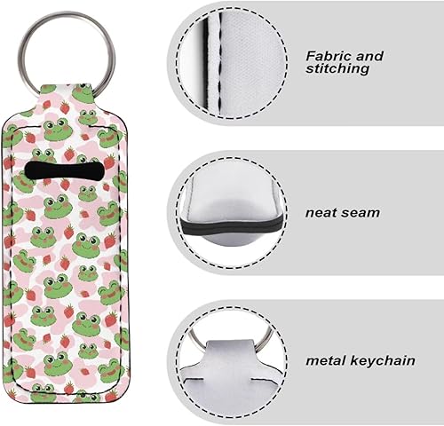 Vista 60 de doginthehole Chapstick - Llavero con clip y funda de neopreno para bálsamo labial