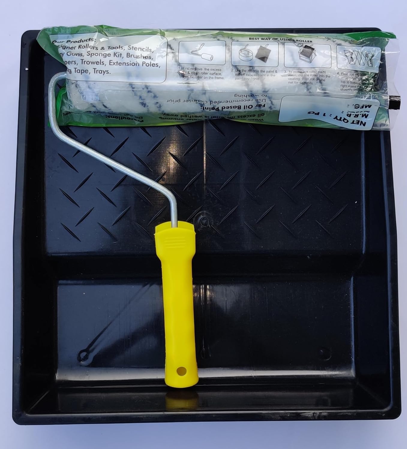 Milton Brushes Wall Painting Kit (I) Consists of 9 Inches Cotton Roller