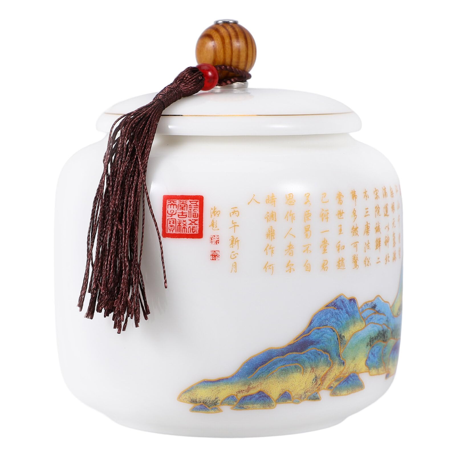 Cabilock Bocal à Thé En Céramique Avec Joint Hermétique Et