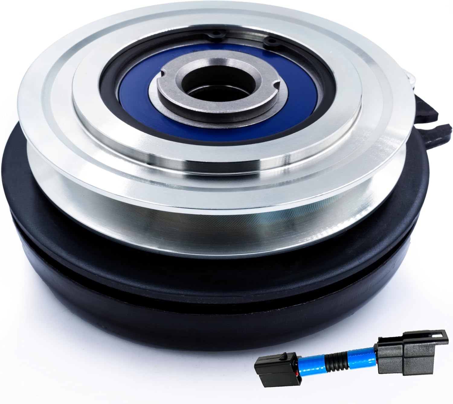 HD Switch BIGBearing HiTorque 260ft-lbs Electric PTO Clutch OEM Upgrade for 070-5040-00 fits Bad Boy AOS 6000 7200 w/Briggs Vanguard & Caterpillar Diesel, 6000 Compact 2010 Mowers - Billet Pulley