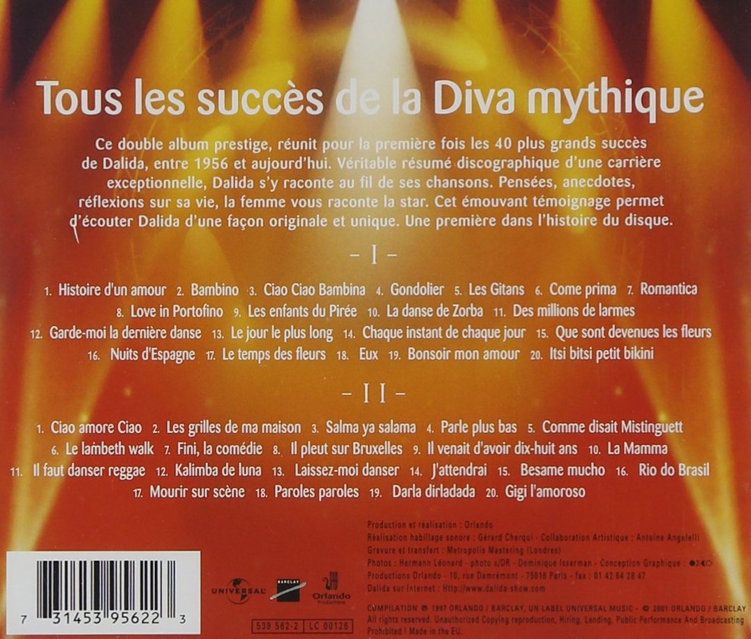 40 Succès en or 1956 - 2001