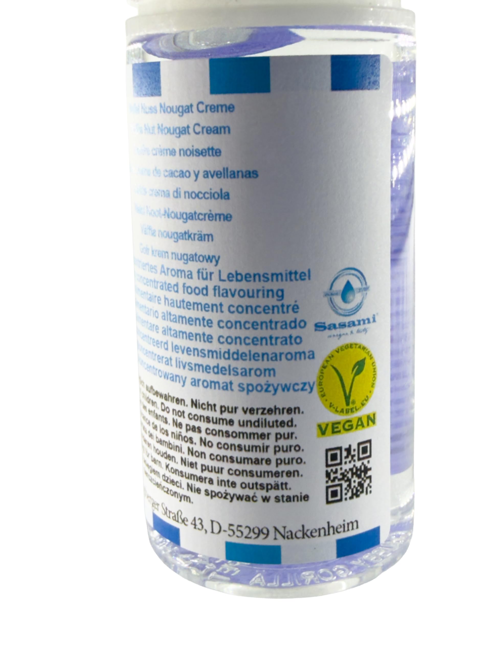 Waffle Nut Nougat Cream Flavor Concentrate - Vegan - Sasami - 10ml — view 8