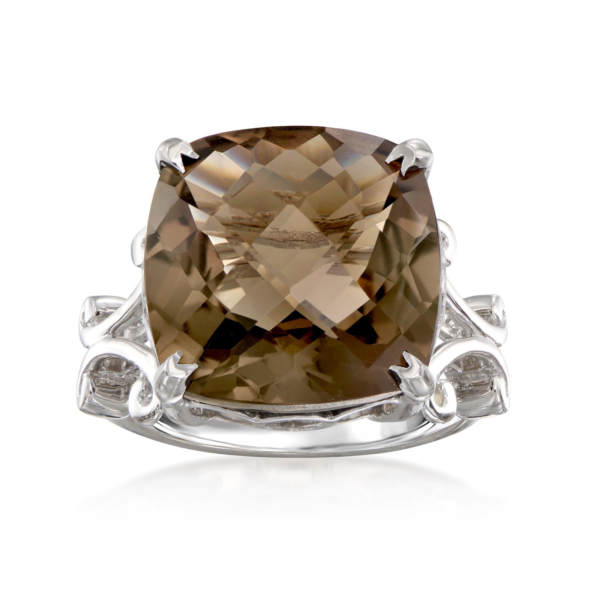 Ross-Simons 12.00 Carat Smoky Quartz Ring in Sterling Silver