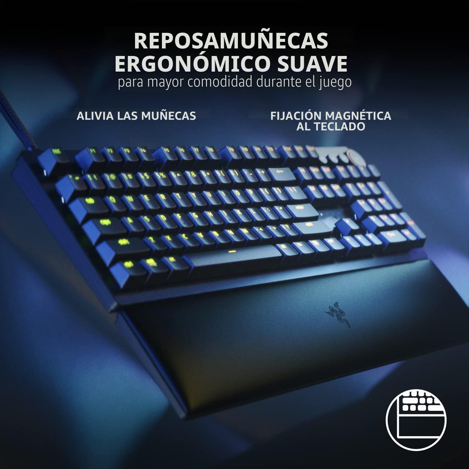 Razer Huntsman V2 - Tastatur - Hintergrundbeleuchtung - Usb - Deutsch - Tastenschalter: Razer Clicky Optical Purple