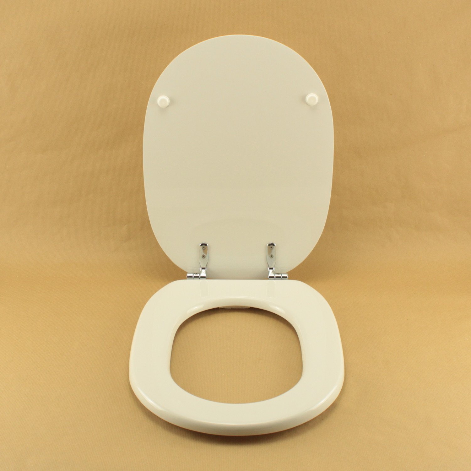 Copriwater Ideal Standard LINDA BIANCO I.S. Cerniera Cromo-Sedile-Asse Wc
