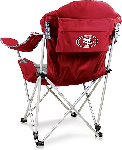 Miniatura 4 de PICNIC TIME NFL - Silla de campamento reclinable para adultos de playa, silla deportiva con bolsa de transporte