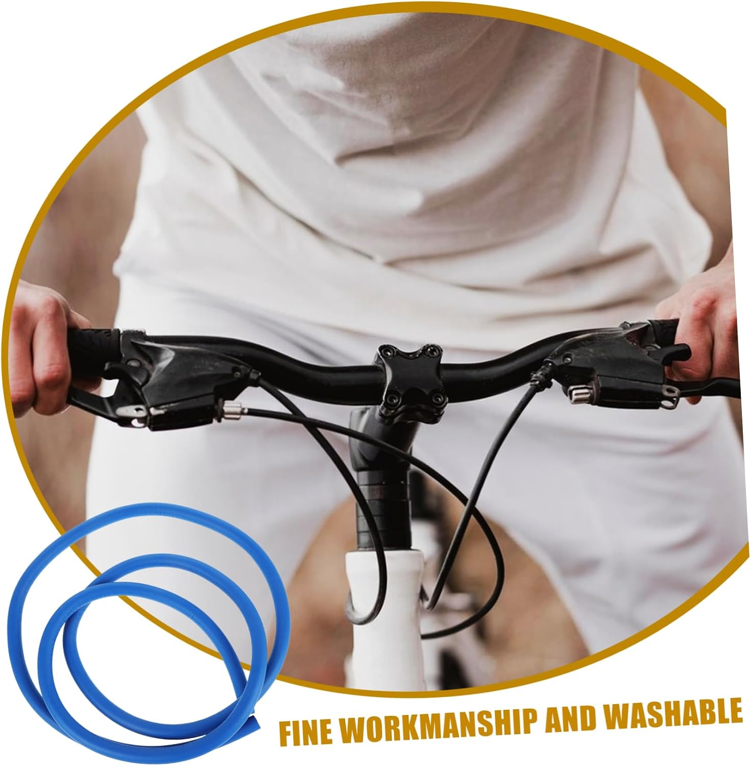 YARNOW Silent Bike Cable Tube Insulation Internal Wire Soundproofing for Shifters Road Bikes