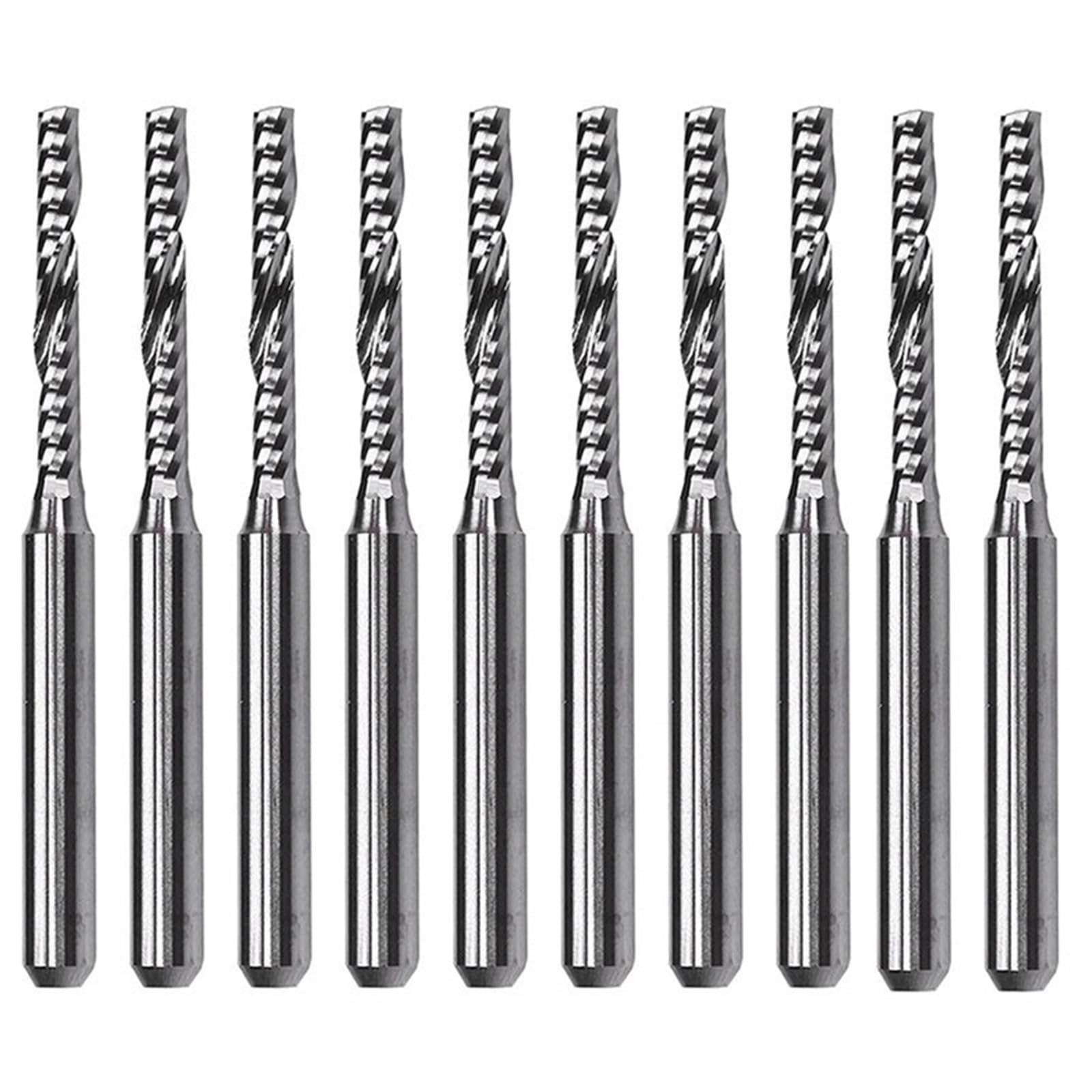 Fresas de tungsteno con flauta única en O para corte limpio de 2mm