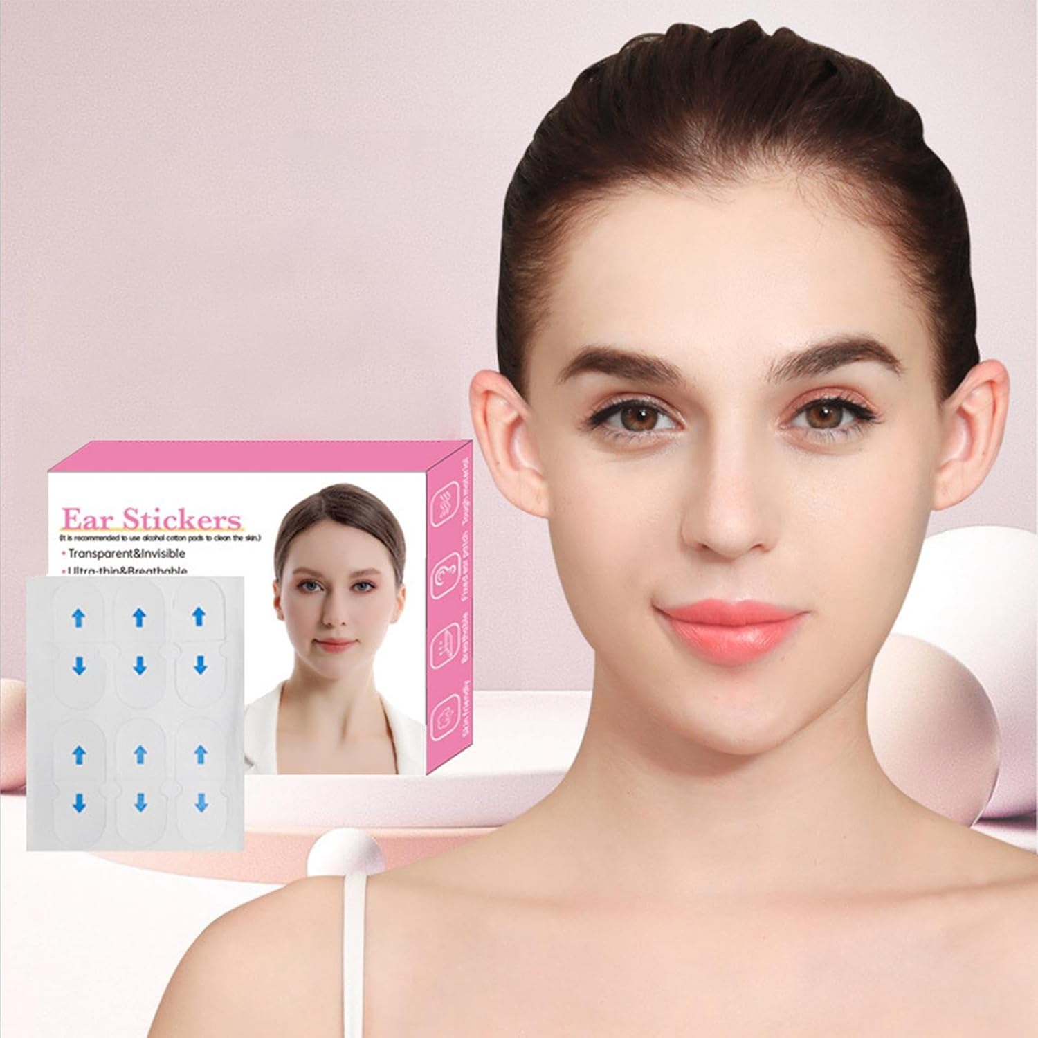 Ear Tape - Discreet Ear Fixing Stickers | Aesthetic Correctors for Prominent Ears, Protruding Ear Correctors, Cosmetic Ear Tapes - Image 2