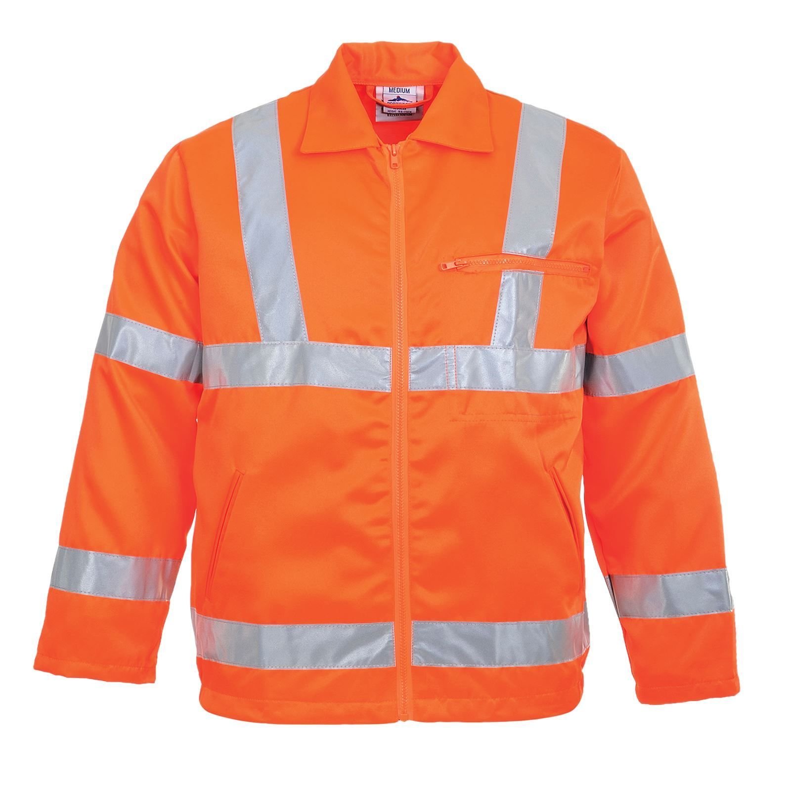 Portwest RT40 Arbeitsjacke Polyester-Baumwolle Winter Langarm Reflektierend