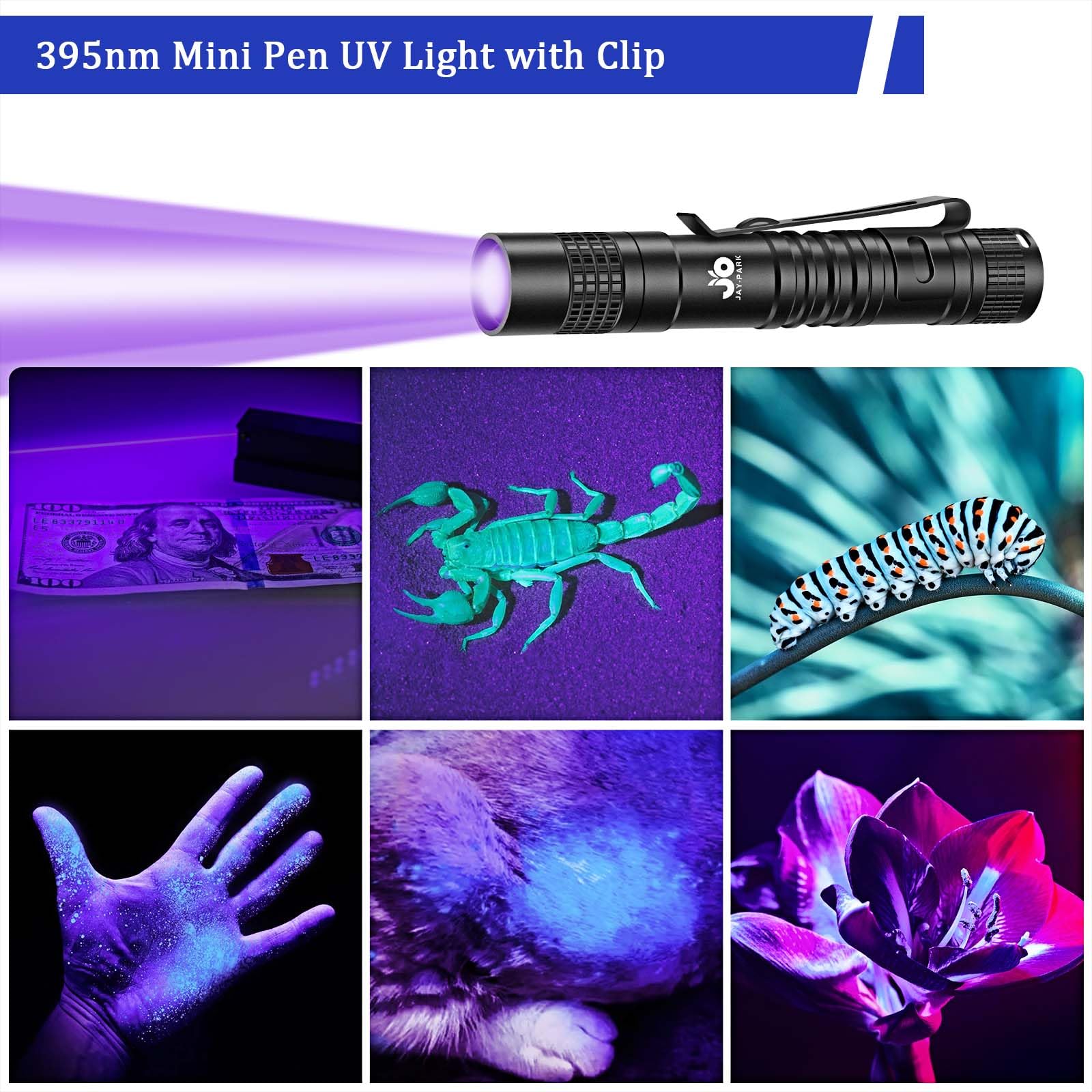 JAY-PARK Torcia LED Potente Professionale, 500000 Lumens Torcia LED Ricaricabile Potente, Tattica Torcia 5 Modalità Di Luce Con, Torcia LED Potente Da Campeggio, Portare A Spasso Un Cane