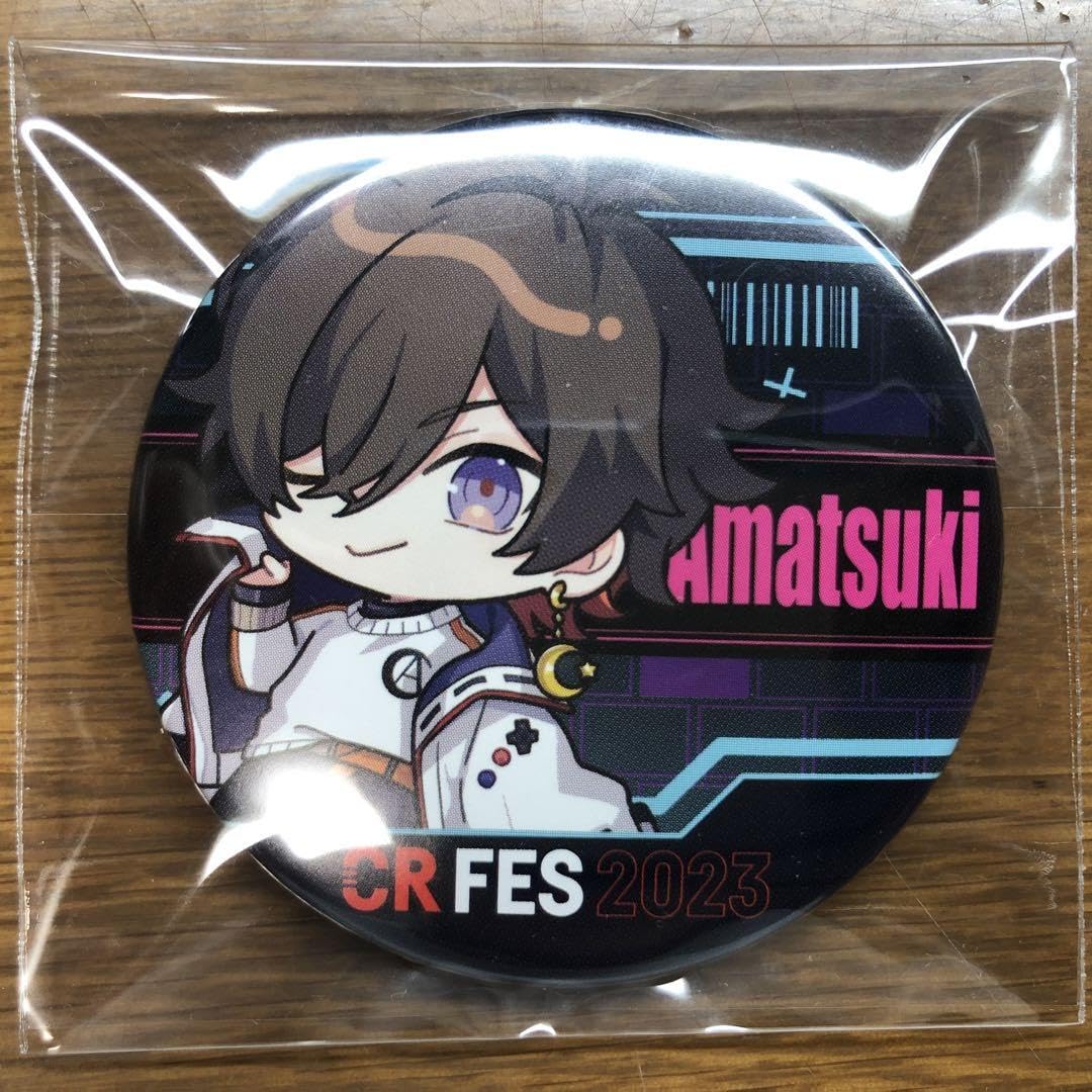 Amazon | crazy raccoon 天月 缶バッジ crフェス | バッジ