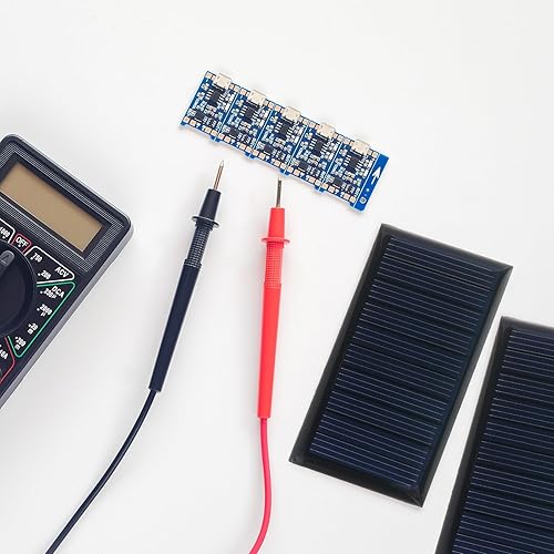 Miniatura 7 de Retisee 30 unidades de paneles solares pequeños, mini células solares policristalinas de 5 V 60 ma placa epoxi células fotovoltaicas módulo cargador